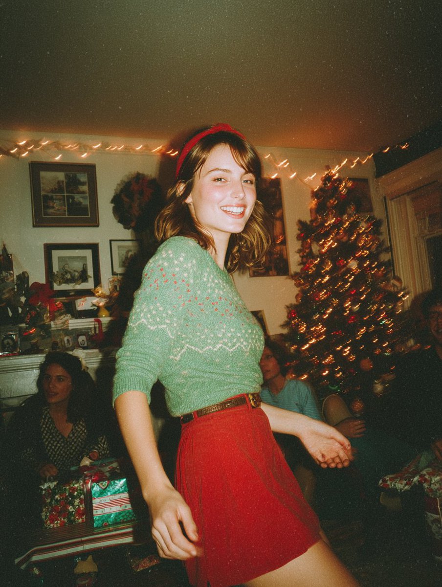 Social Media Post - Candid Vintage Holiday Scene Photography Prompt - Image 2
