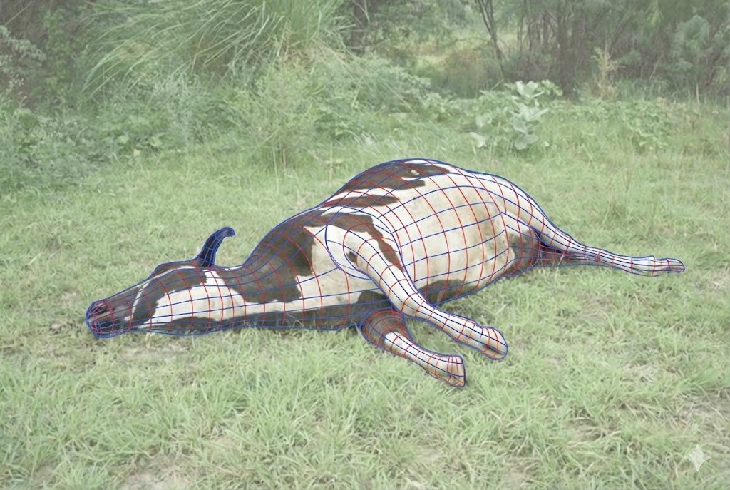 Infographic / Edu Visual - Wireframe Grid Overlay Prompt - Image 3