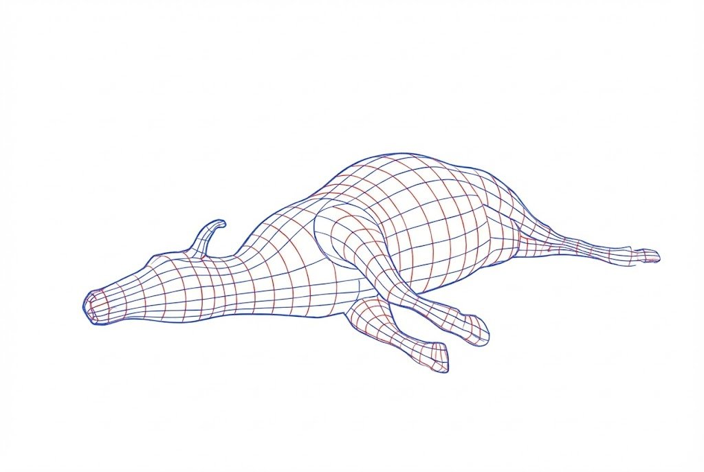 Infographic / Edu Visual - Wireframe Grid Overlay Prompt - Image 4