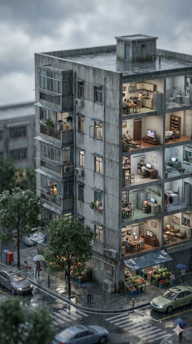 YouTube Thumbnail - Vertical Tilt-Shift Miniature City Cross-Section - Image 2