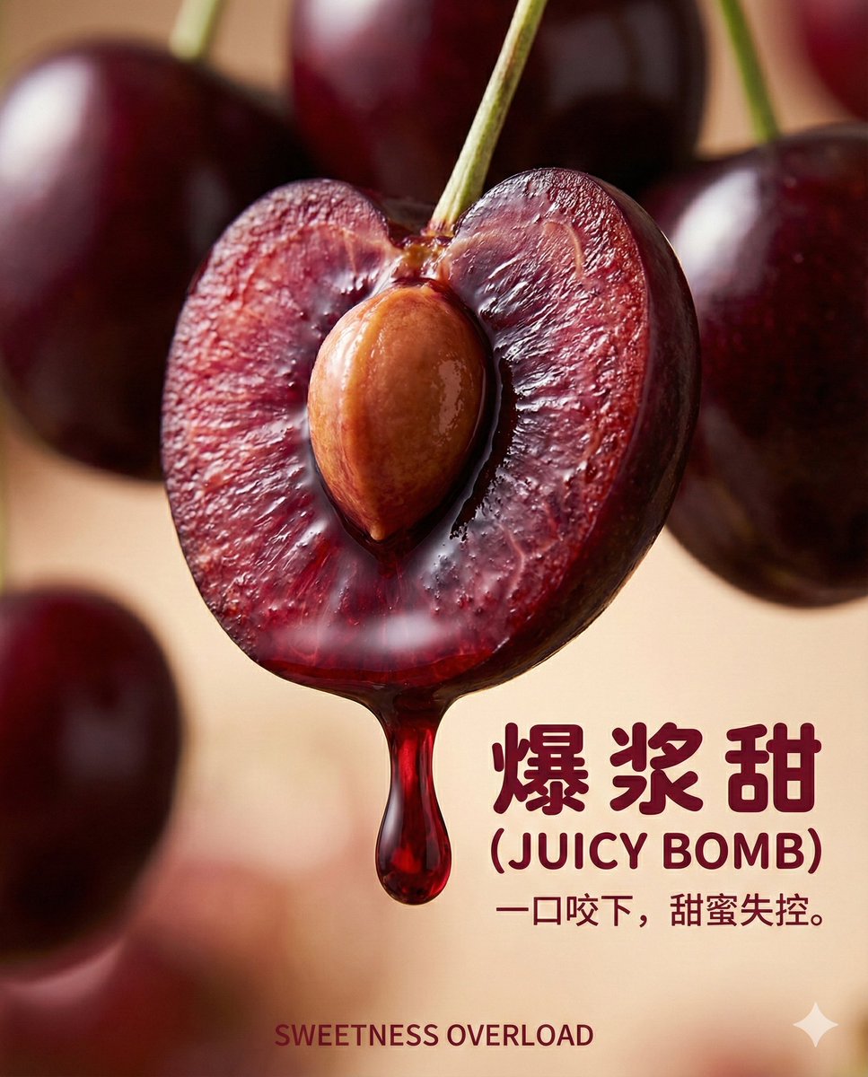 Product Marketing - Luxury Cherry Product Photography Prompt (Black Diamond) - Image 4