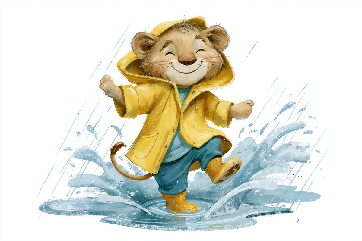 Whimsical Storybook Illustration in Clémence Guillemaud Style