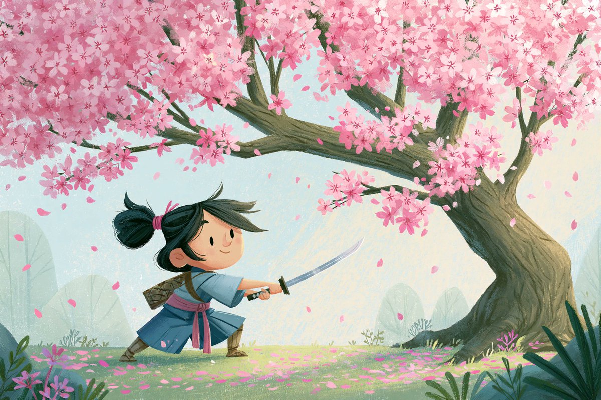 Whimsical Storybook Illustration in Clémence Guillemaud Style