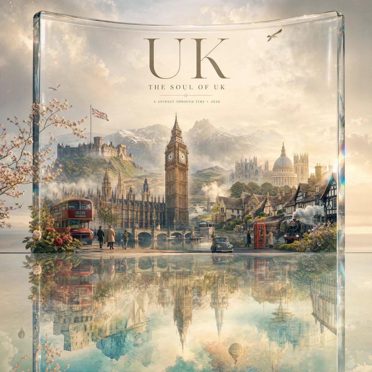 Glass Portal Country Travel Artwork