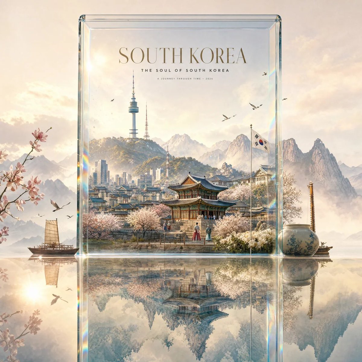 Glass Portal Country Travel Artwork