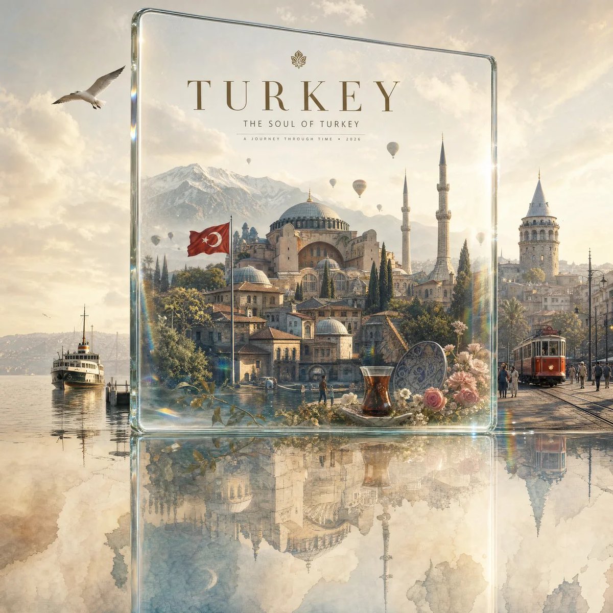 Glass Portal Country Travel Artwork