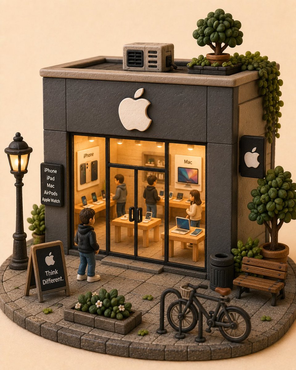 Cozy Clay Miniature Storefront Diorama