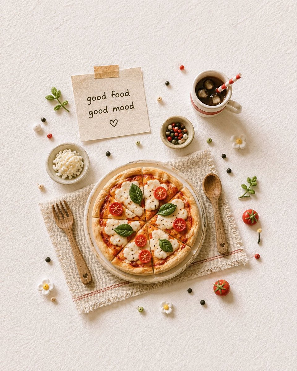 Cozy Miniature Handmade Food Plate Scene