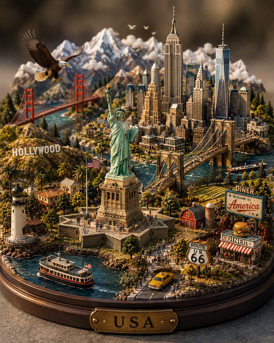 Collectible Miniature City World Craft Scene