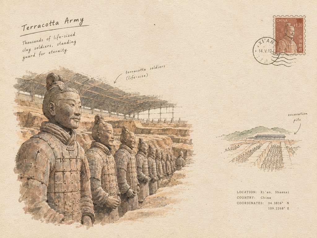 Minimal Ink Sketch Architecture Travel Journal