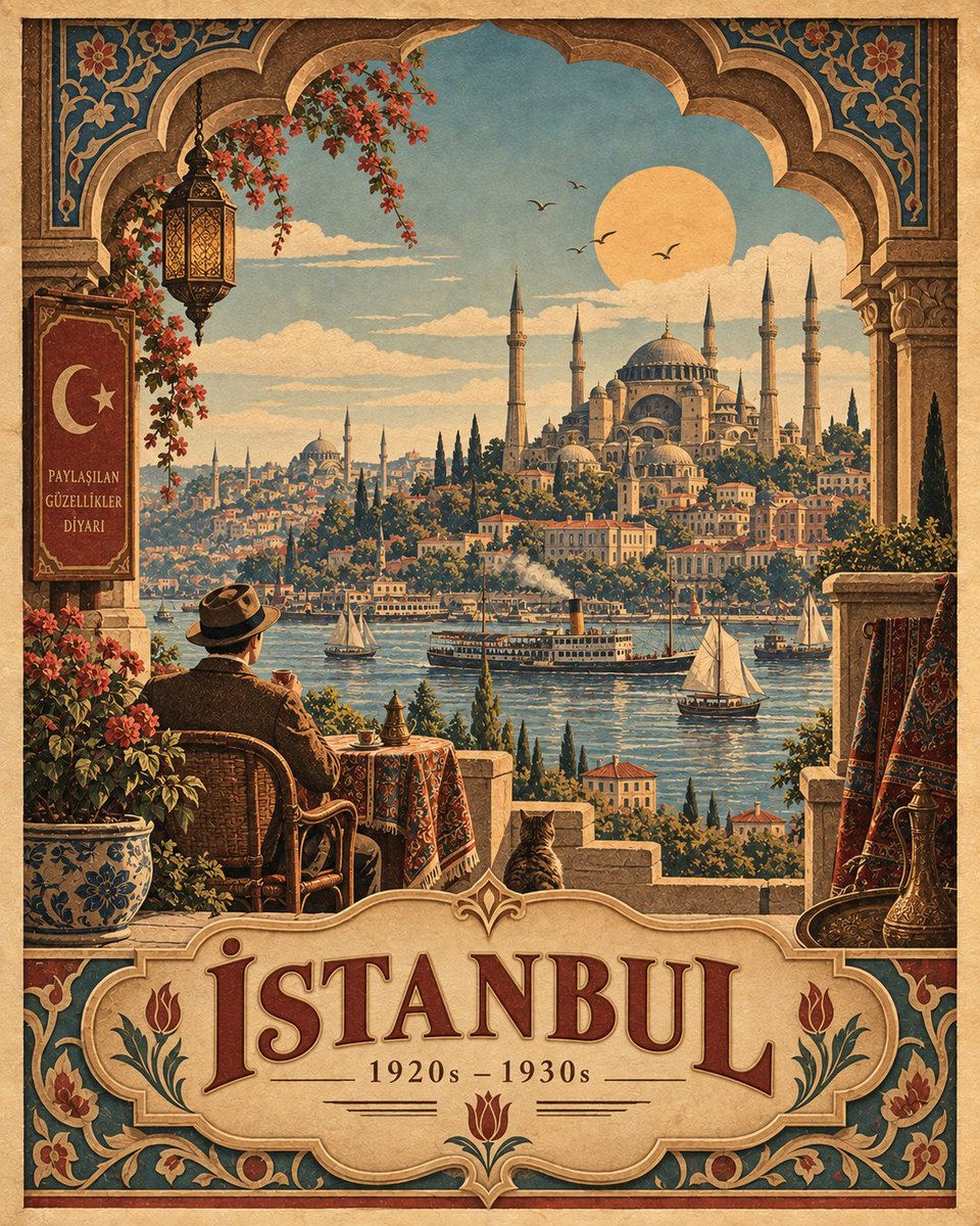 Embossed Paper-Relief Heritage Travel Poster