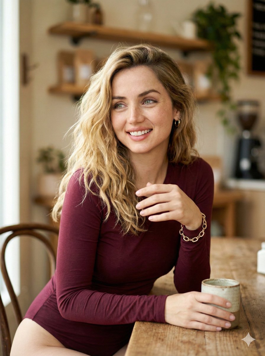 Photorealistic Cinematic Portrait of Ana de Armas