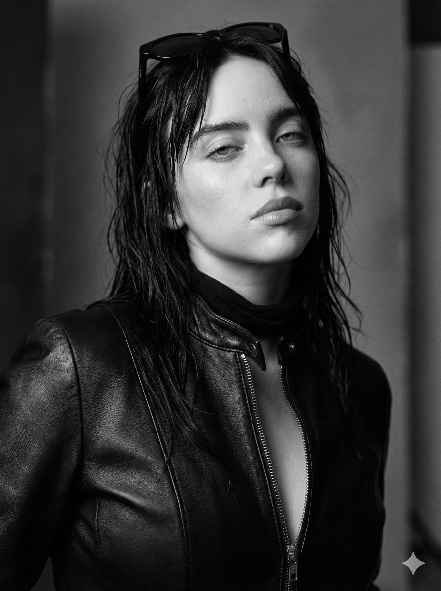 Cinematic Fashion Portrait of Celebrity for Magazine Cover