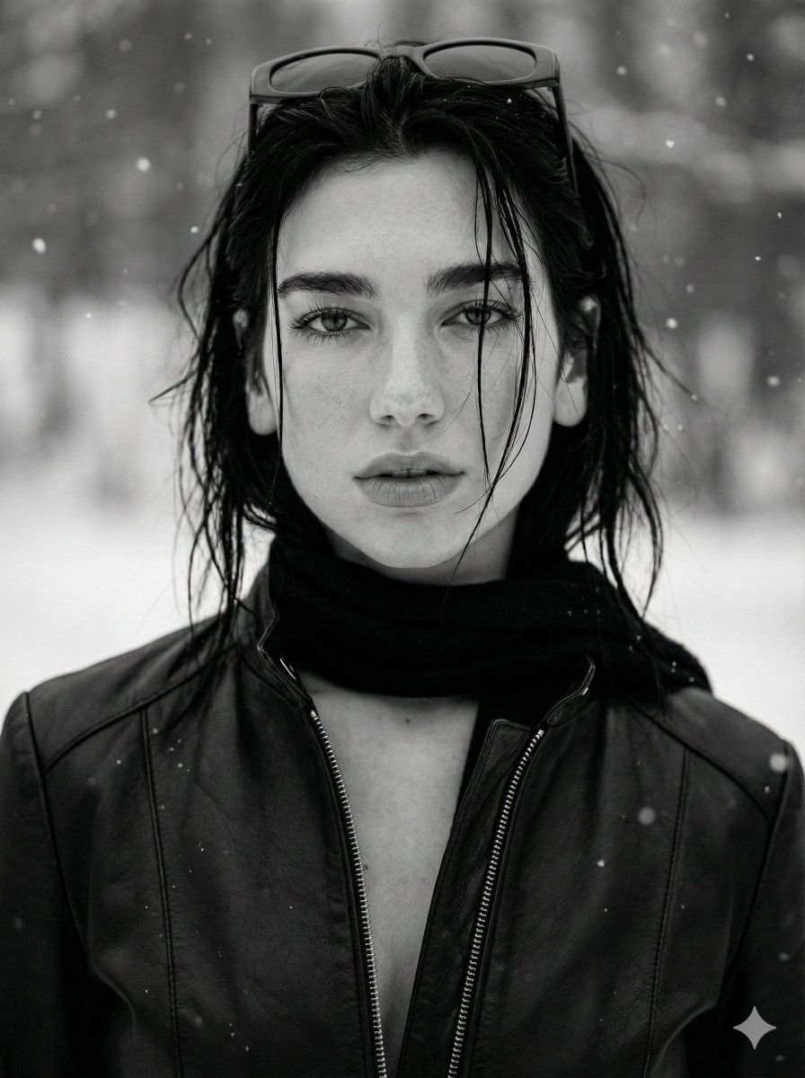 Cinematic Fashion Portrait of Celebrity for Magazine Cover