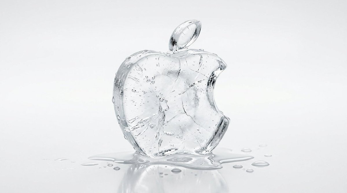 Hyper-realistic Ice Cube Logo Studio Photograph