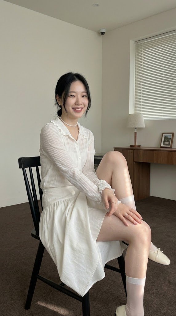 AI Generated Portrait in Korean Beauty Aesthetic