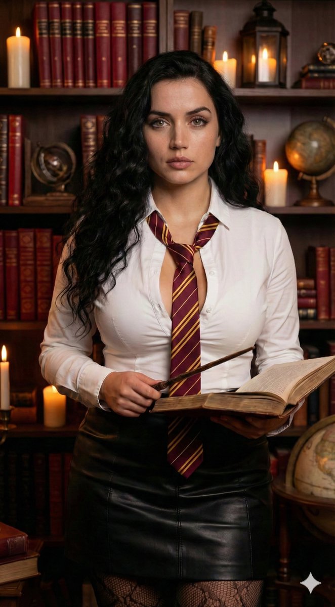 Flash Photography Portrait of Ana de Armas