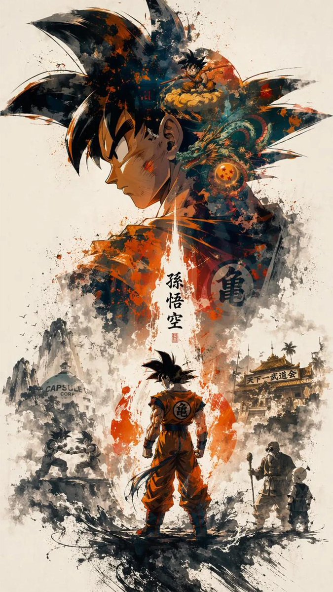 Anime Character Propaganda Poster