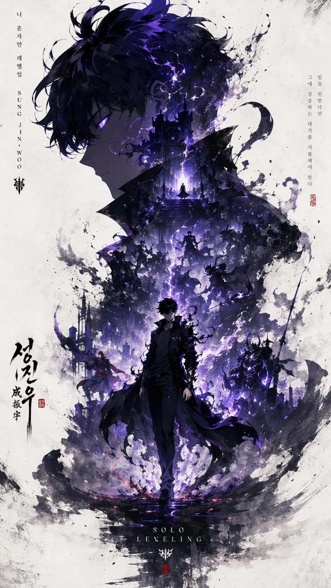 Anime Character Propaganda Poster