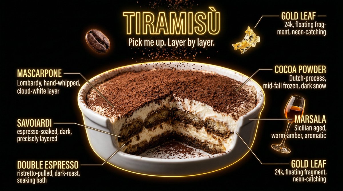 Hyperrealistic Neon-Lit Food Photography