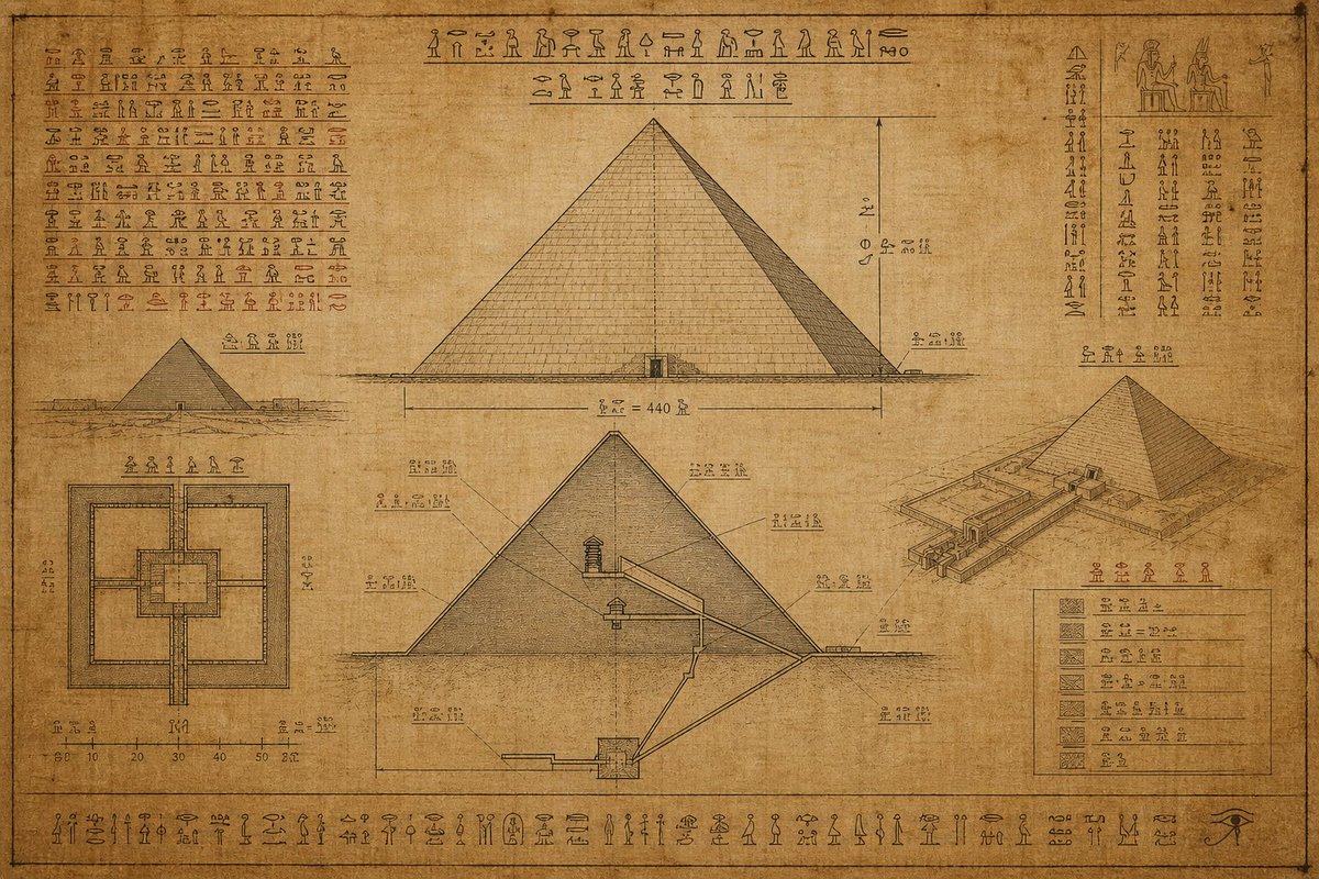 Ancient Schematic Blueprints of Landmarks