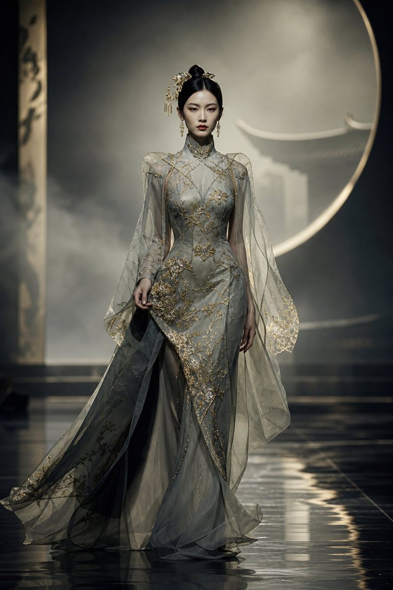 Luxury High-Fashion Runway Magazine Cover