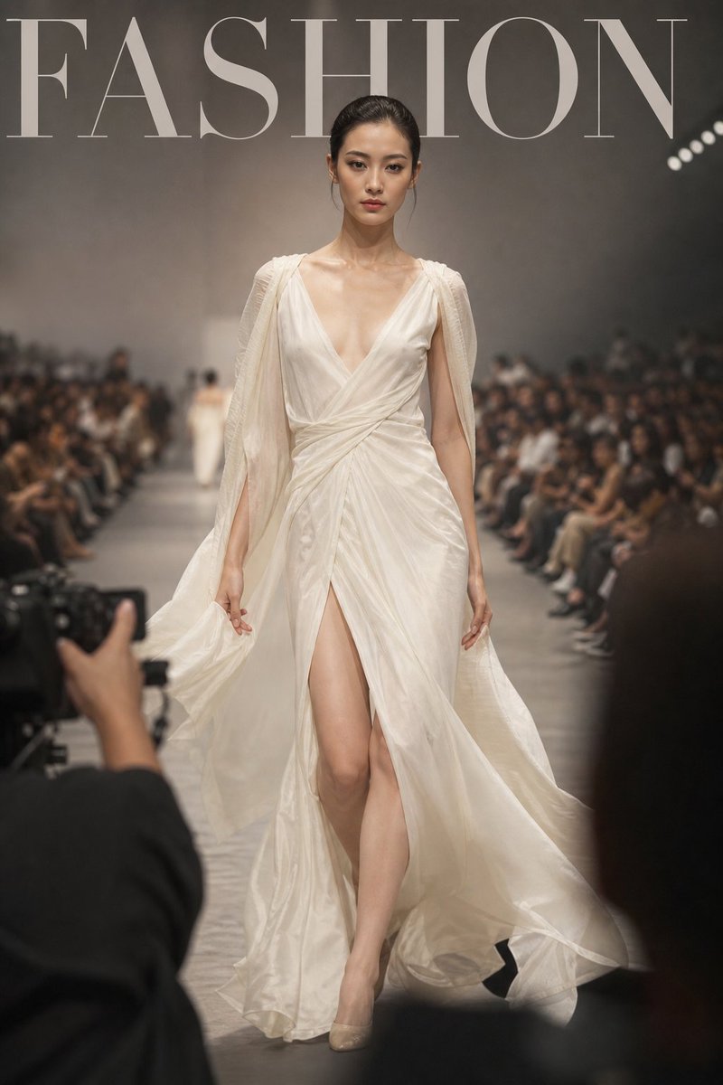 Luxury High-Fashion Runway Magazine Cover