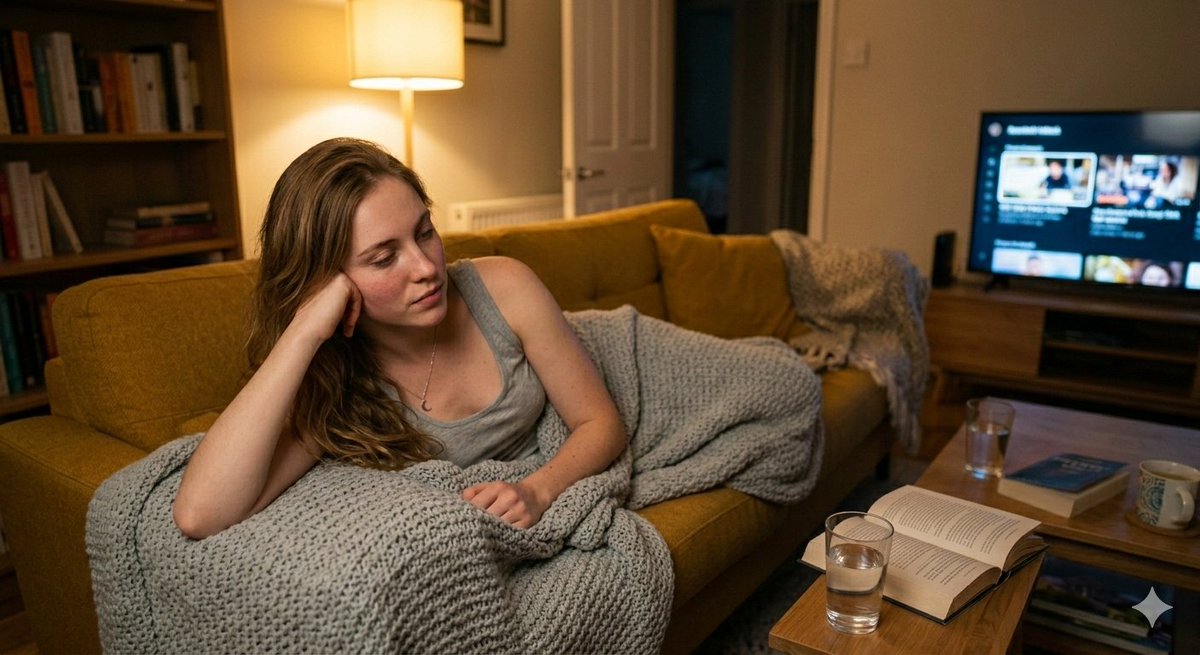 Hyperrealistic Midnight Phone Selfie Portrait