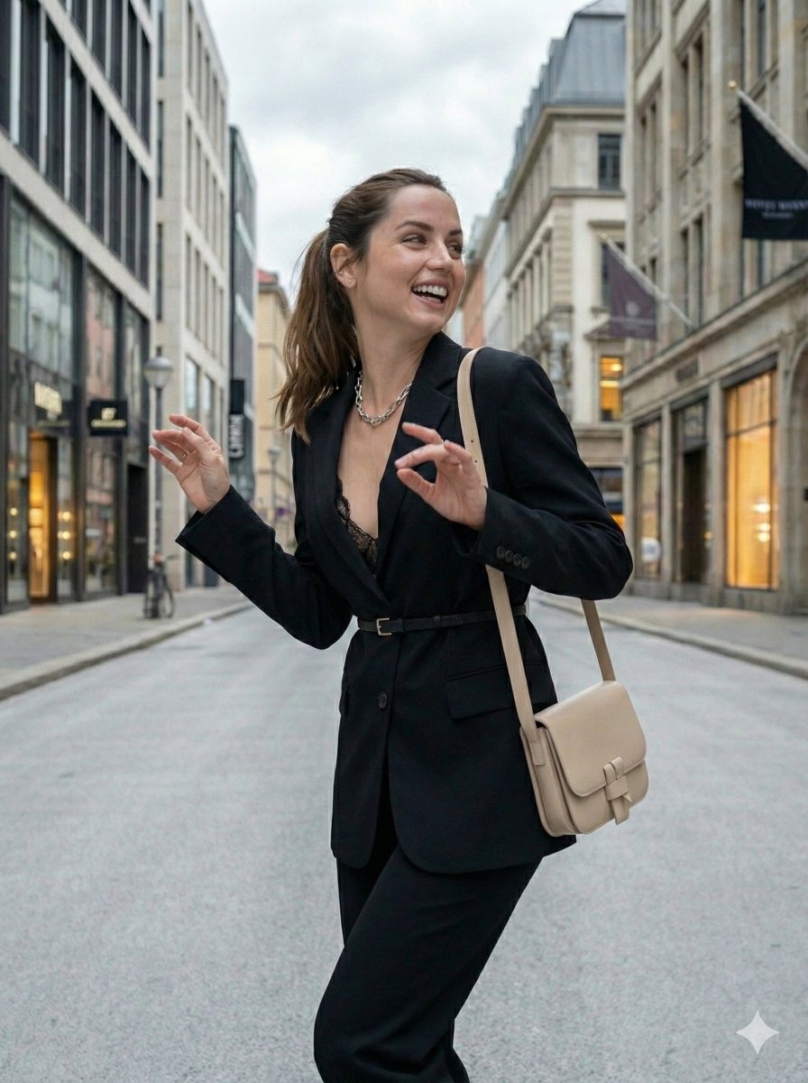 Ana de Armas London Street Fashion