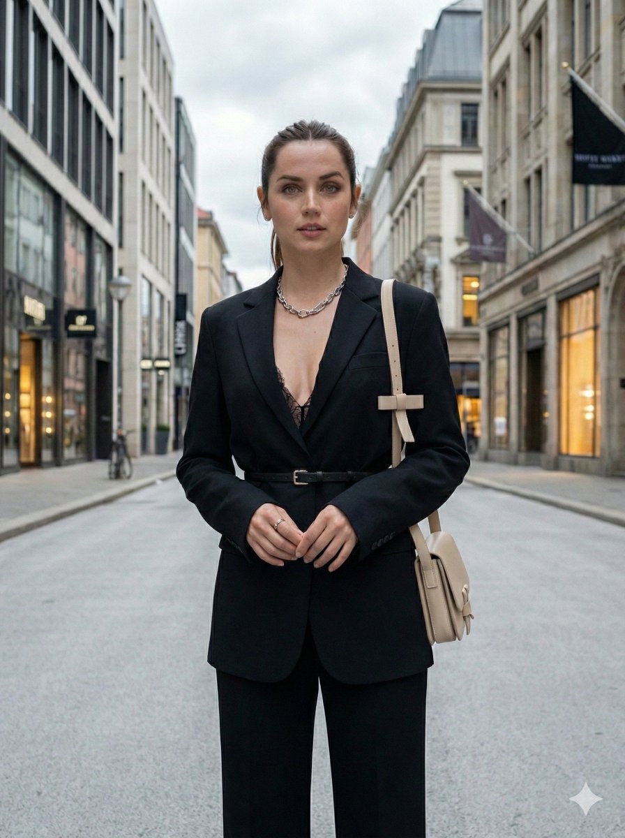 Ana de Armas London Street Fashion