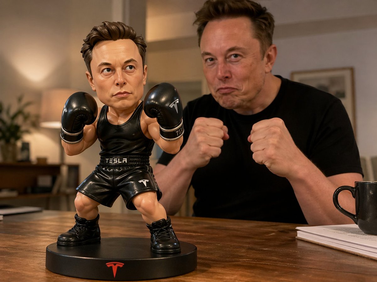 Anime Figure and Real Person Contrast Photo