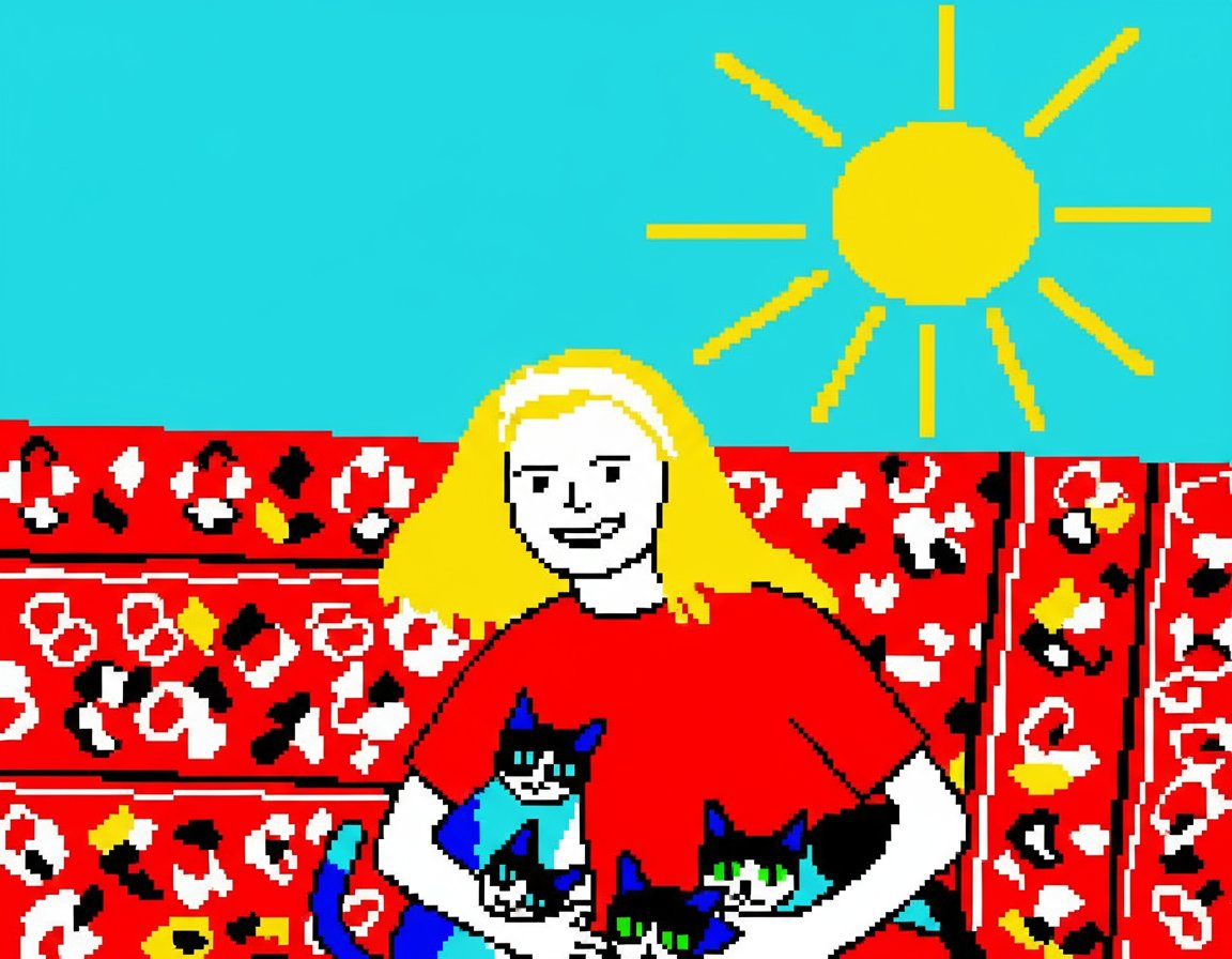 Nostalgic 90s MS Paint Drawing of a Subject
