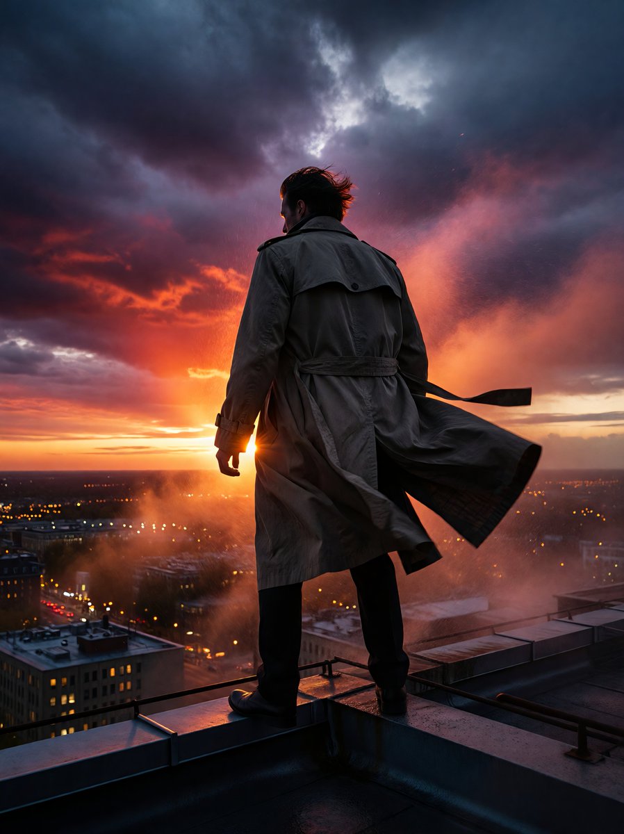 Epic Realistic Desert Storm Portraits