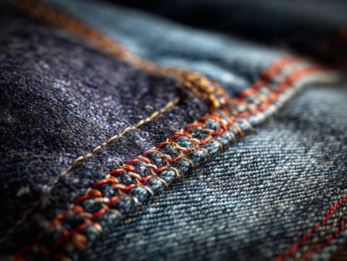 Detailed Product Photography of Textile Stitching