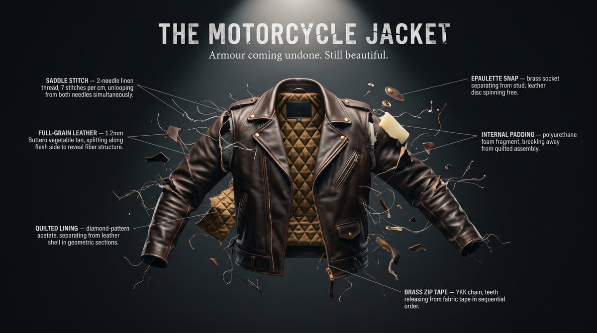 Deconstructed Garment in Freeze Frame Style