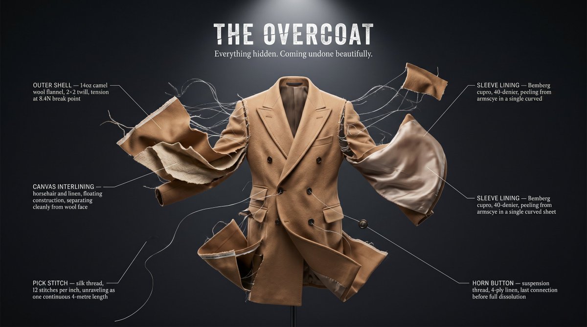 Deconstructed Garment in Freeze Frame Style