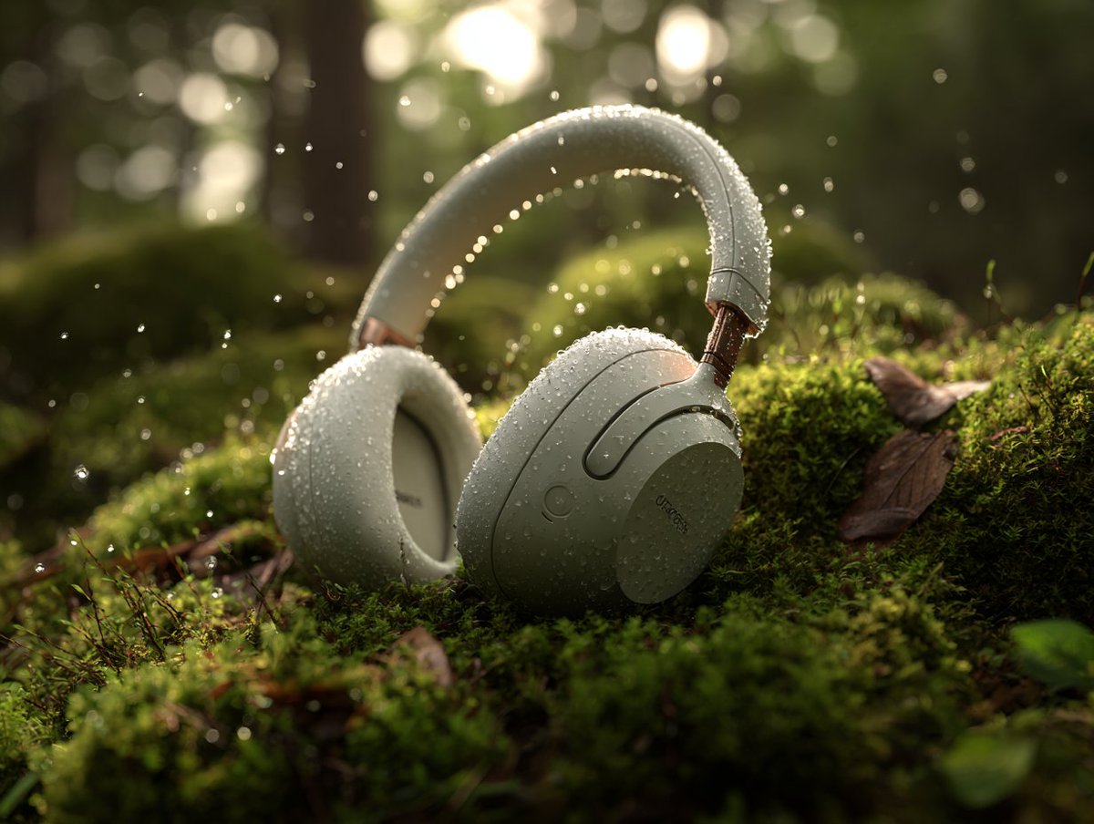 Product Photography on a Vibrant Moss Bed