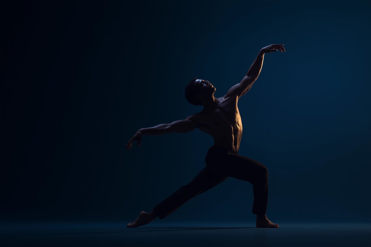 Minimalist Studio Photography on Dark Background