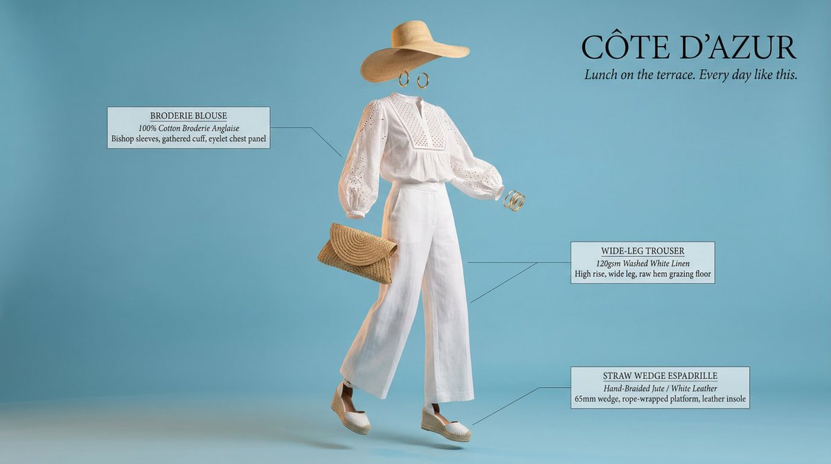 Floating Fashion Editorial Outfit