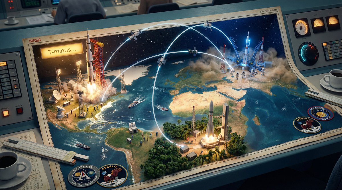 Weathered Map with Exploding Miniature City Dioramas