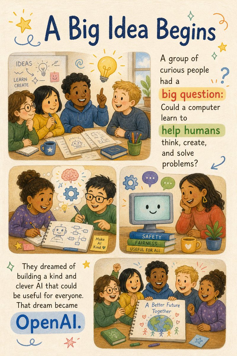 Children's Picture Book Page with Multi-Panel Layout