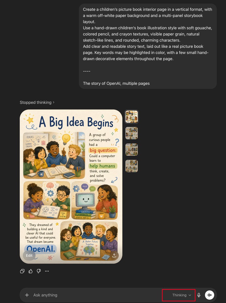 Children's Picture Book Page with Multi-Panel Layout