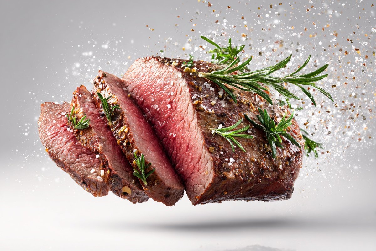 Premium Floating Food Photography with Garnish