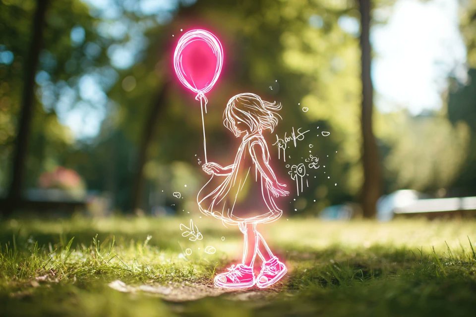 Realistic Blurred Photo of a Background Scene