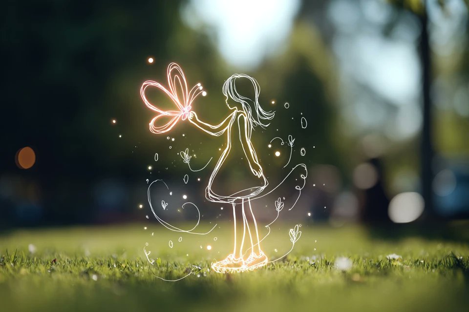 Realistic Blurred Photo of a Background Scene