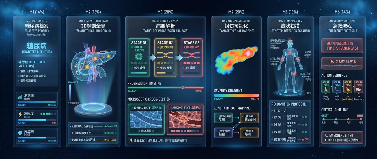Future Medical Dashboard for Disease Education