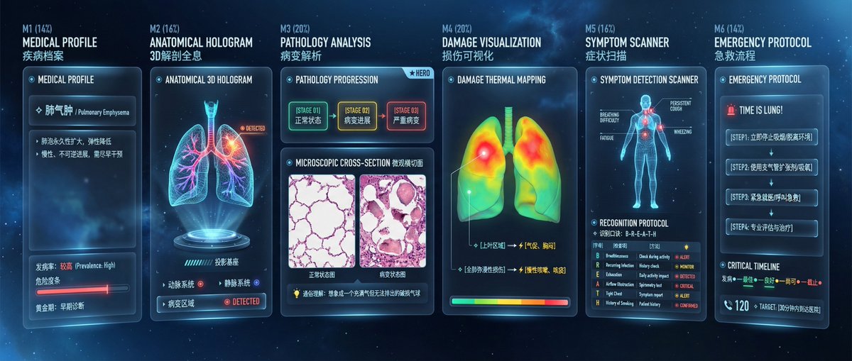Future Medical Dashboard for Disease Education