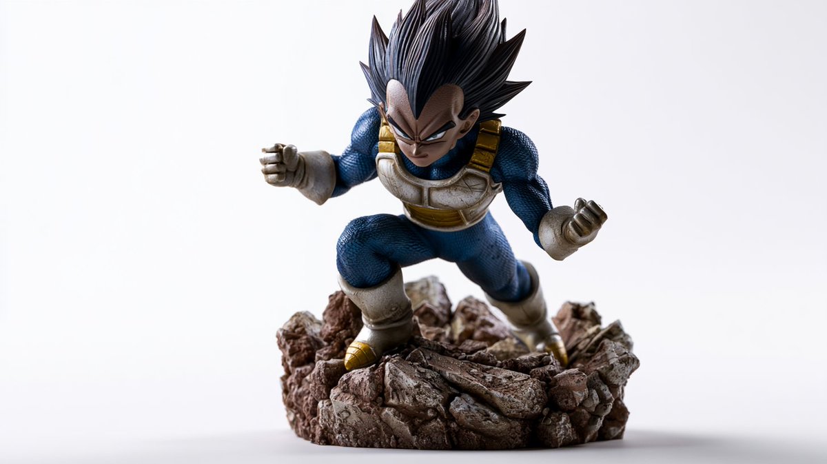Epic Character Statue on Shattered Rock Base