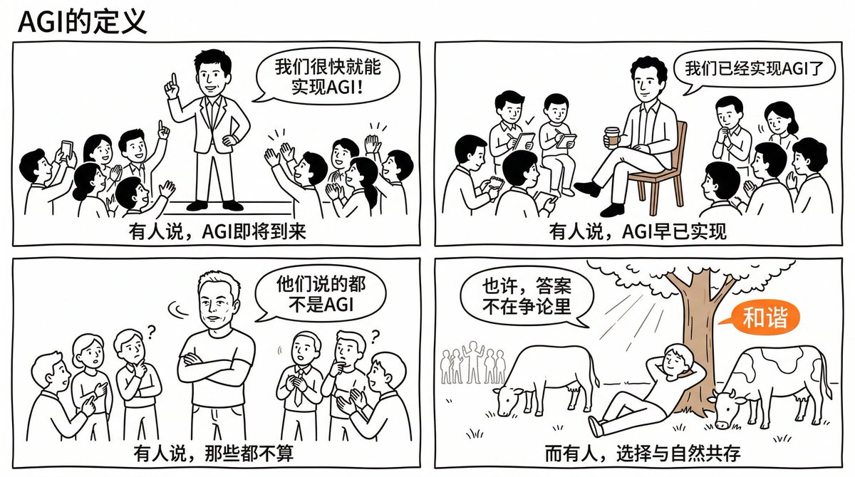 Philosophical Four-Panel Comic