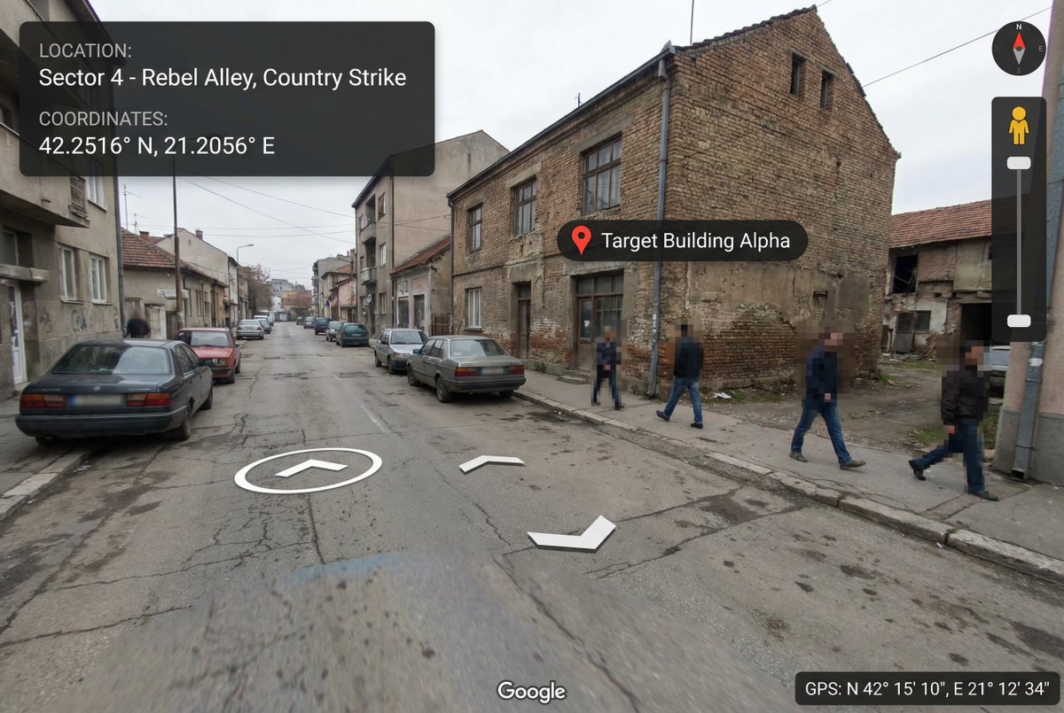 Hyper-realistic Google Street View Screenshot